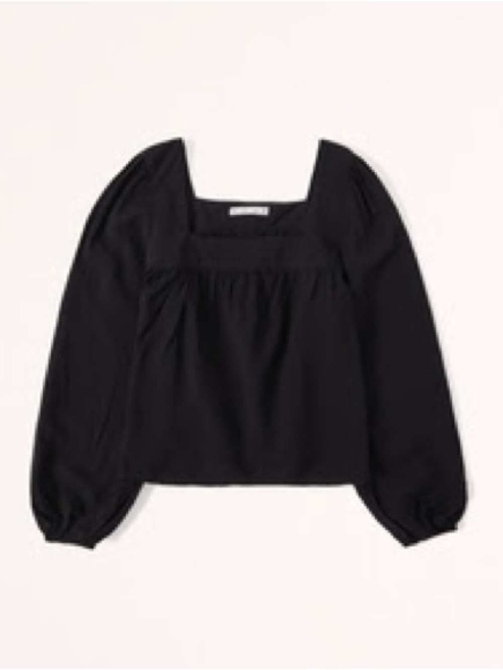 Abercrombie- Puff Sleeve Non-Waisted Top